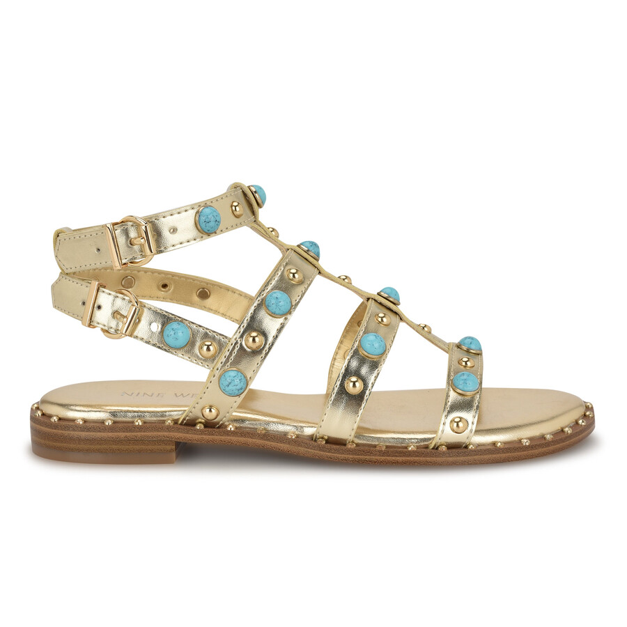 sandali gladiatore con borchie mindela