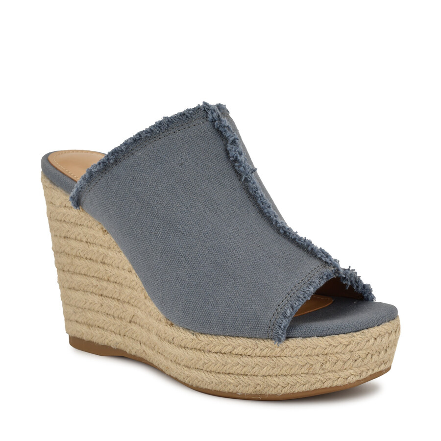 sandali con zeppa baja espadrille