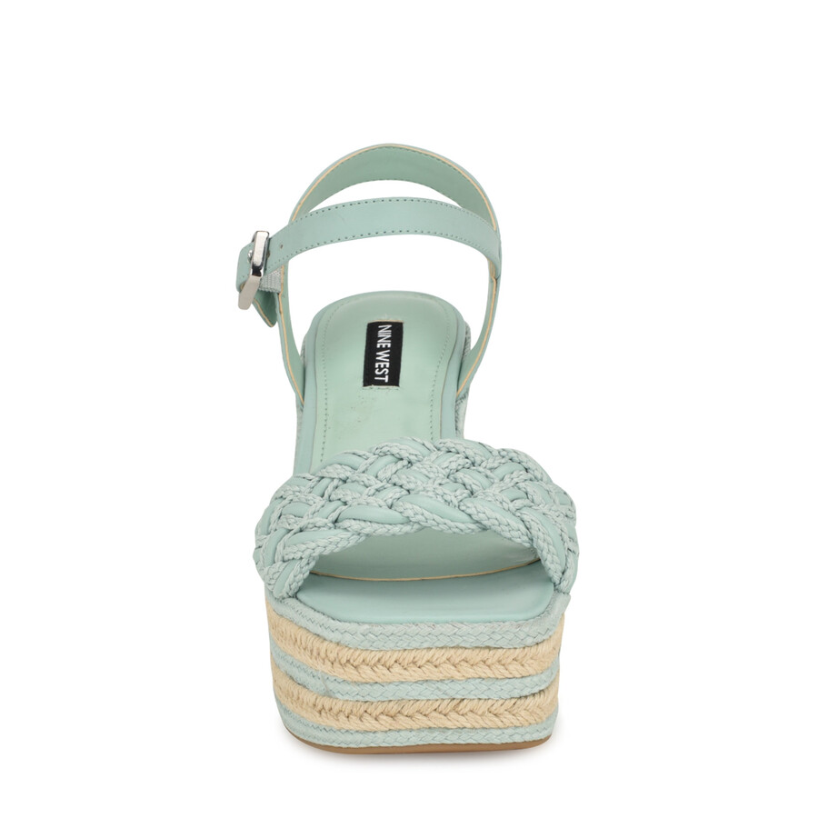 sandali con plateau intrecciati cinka