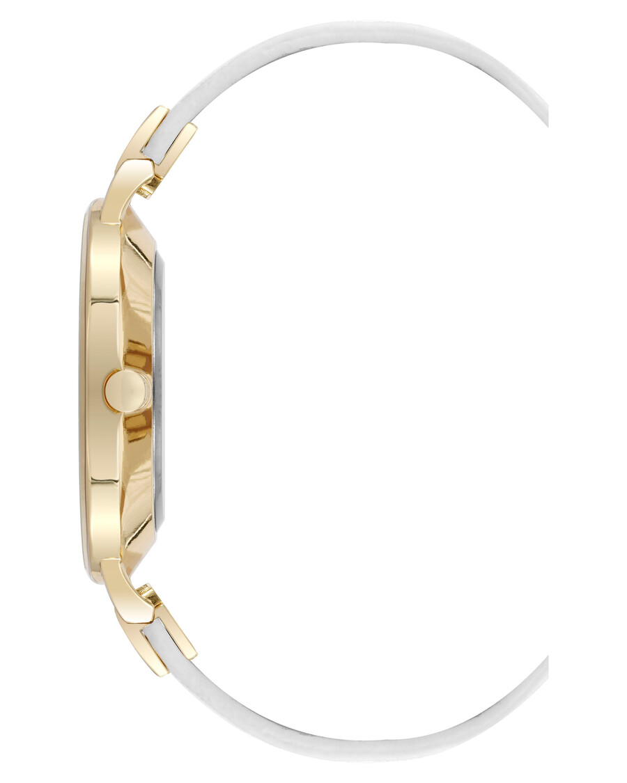 orologio con cinturino con quadrante floreale