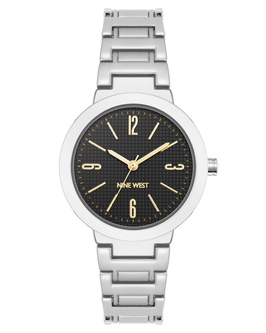 orologio con quadrante a griglia