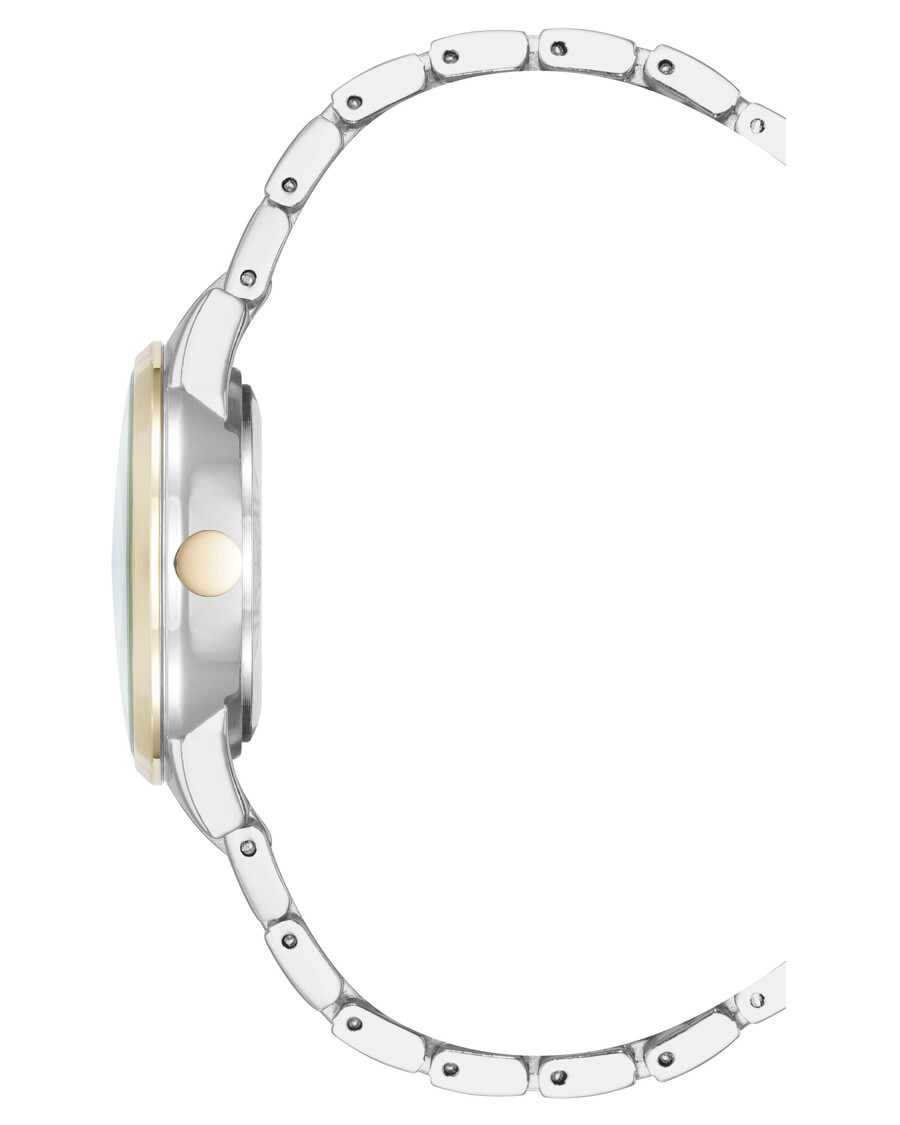 orologio con bracciale a maglie minimaliste