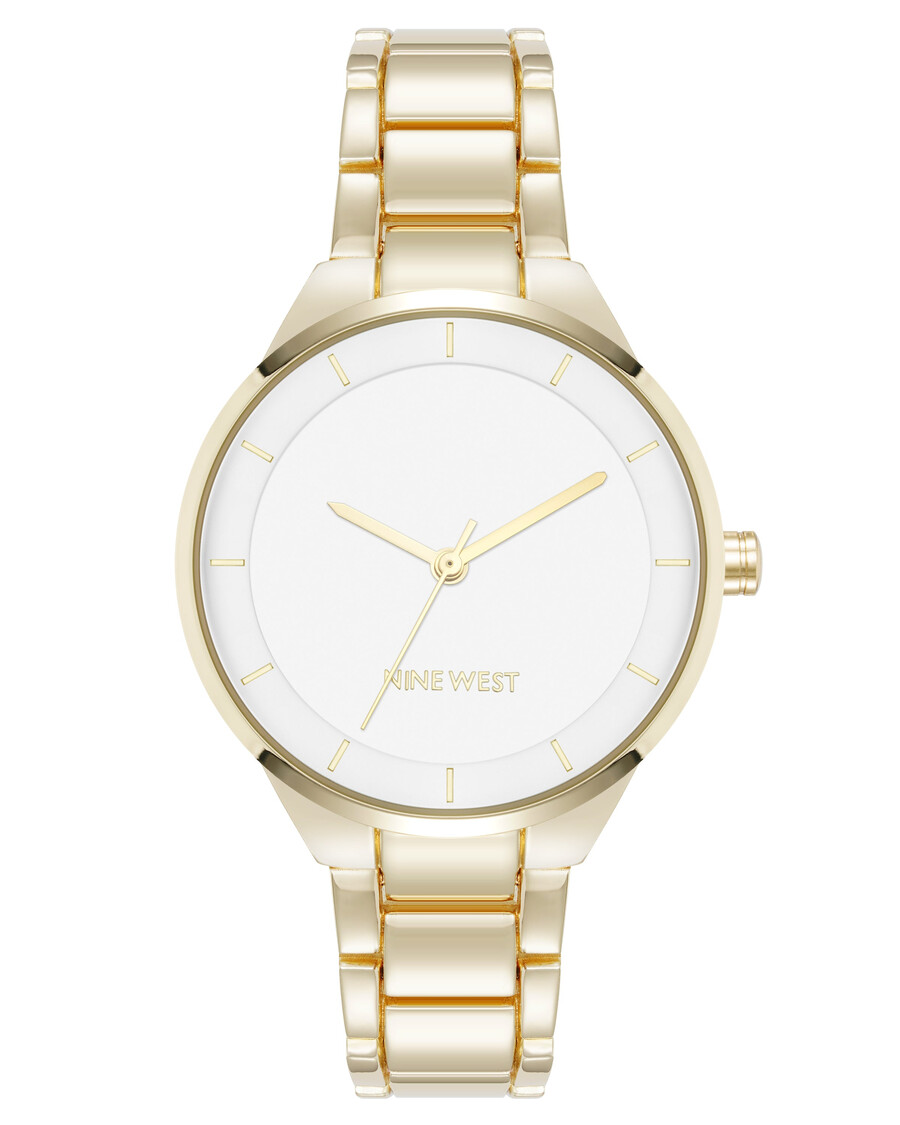 orologio con bracciale a maglie minimaliste
