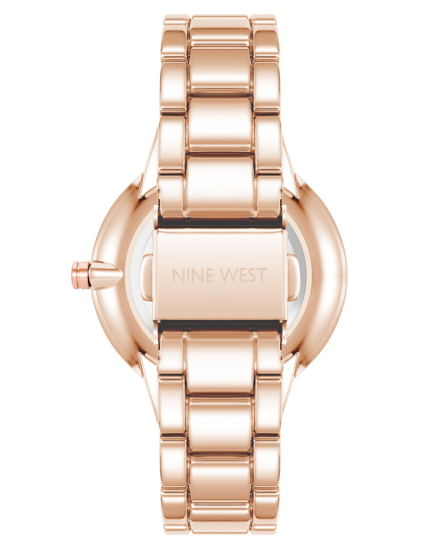 orologio con bracciale decorato con cristalli