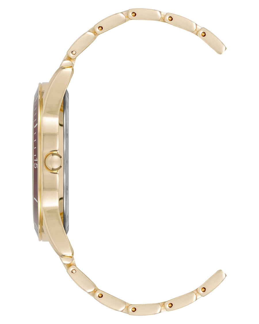 orologio con lunetta bordeaux