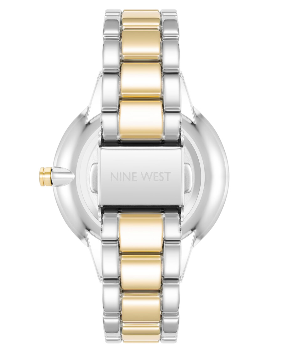 orologio con bracciale decorato con cristalli