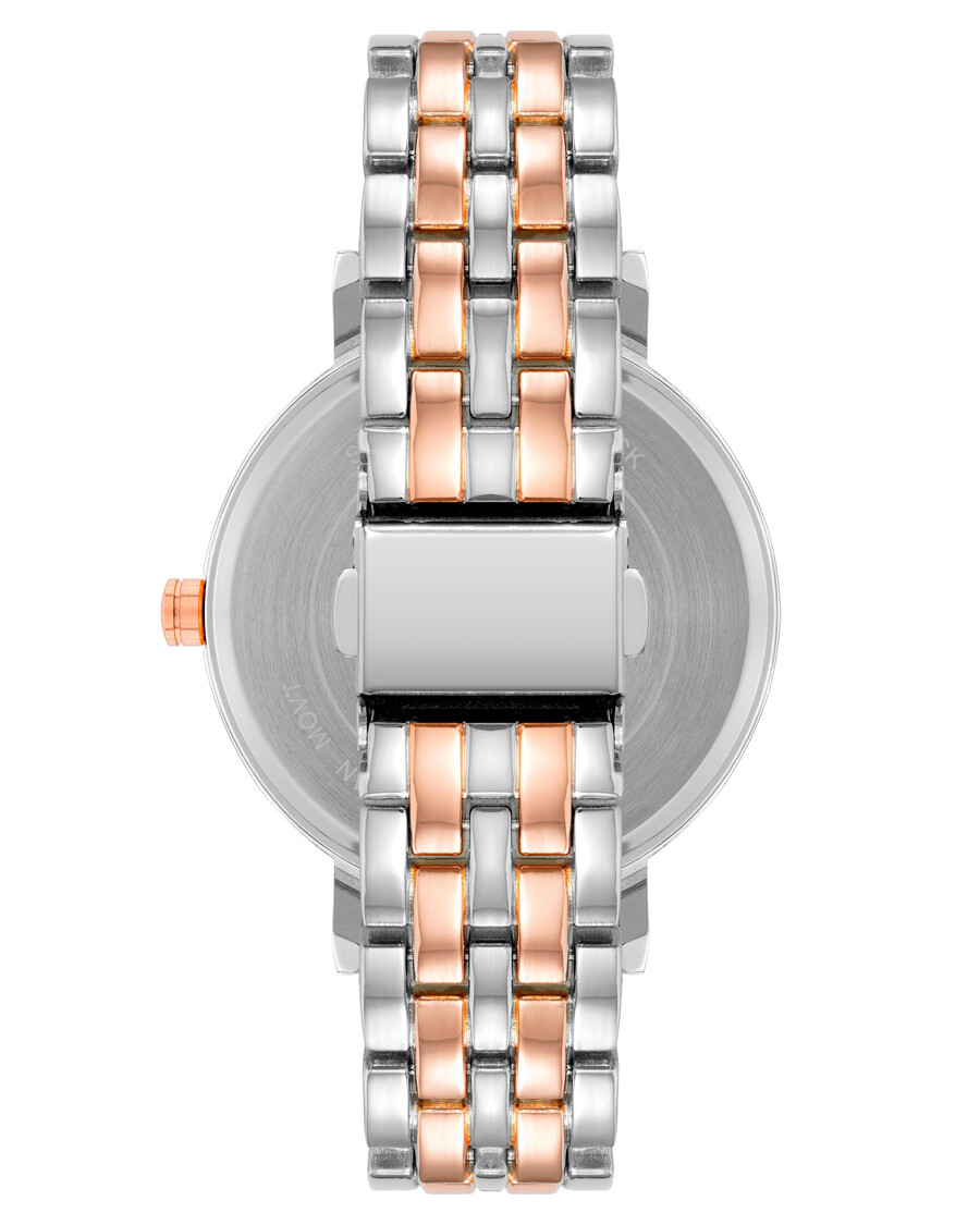 orologio con quadrante decorato con glitter
