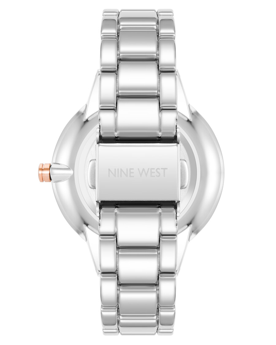 orologio con bracciale decorato con cristalli