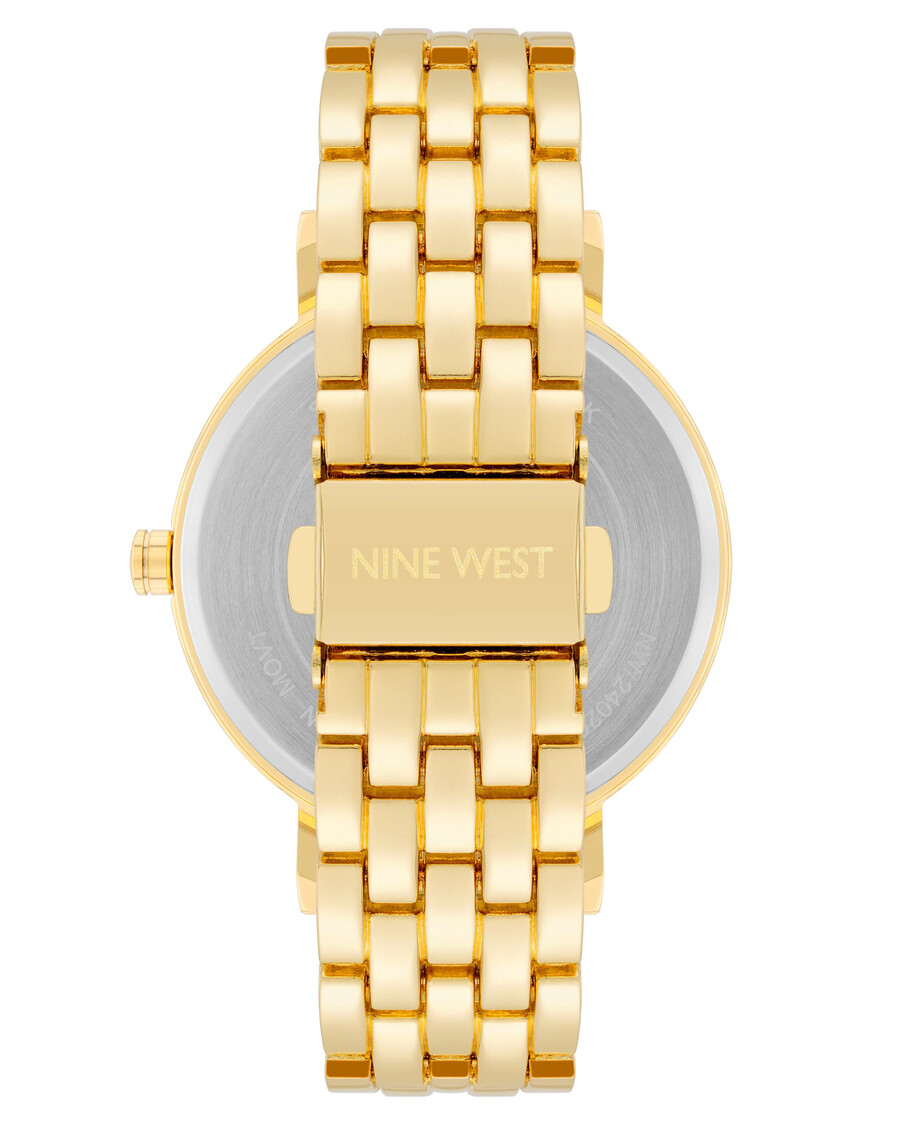 orologio con quadrante decorato con glitter