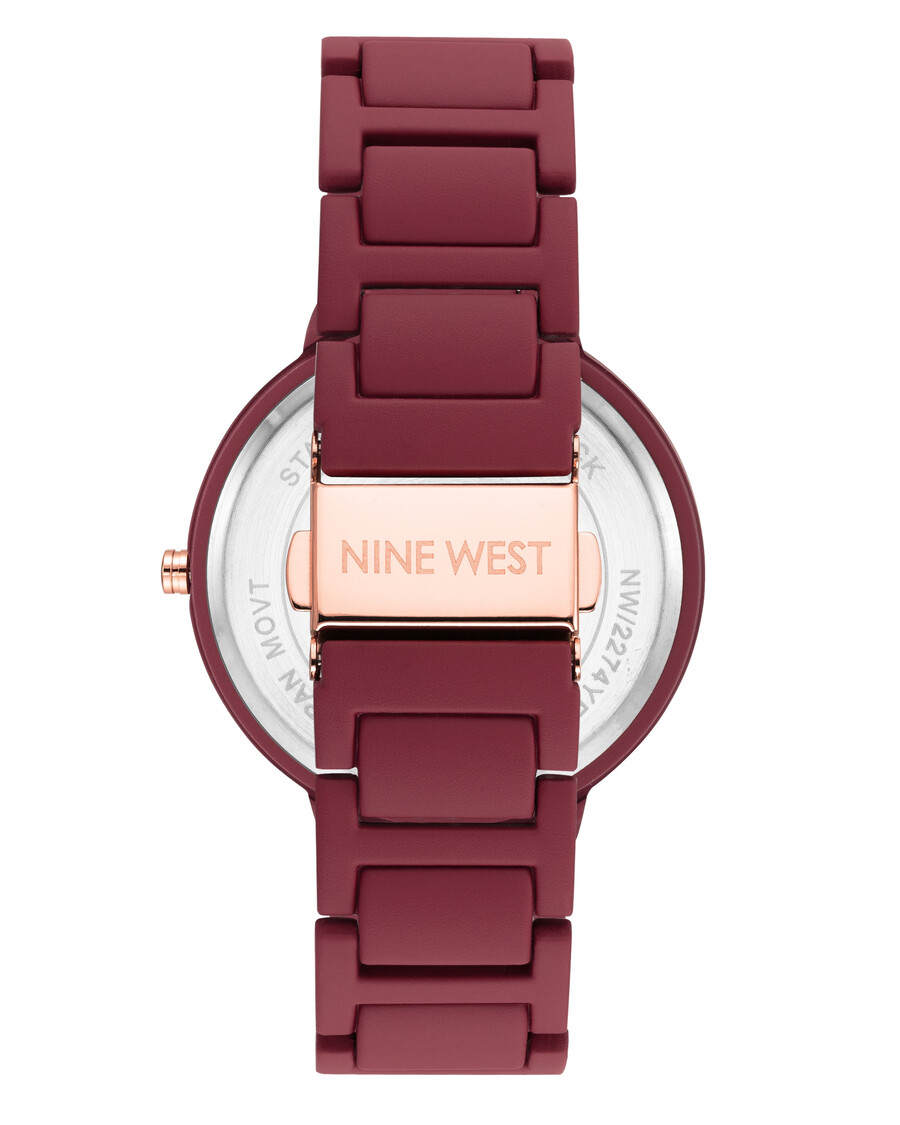 orologio con bracciale e quadrante marmorizzato