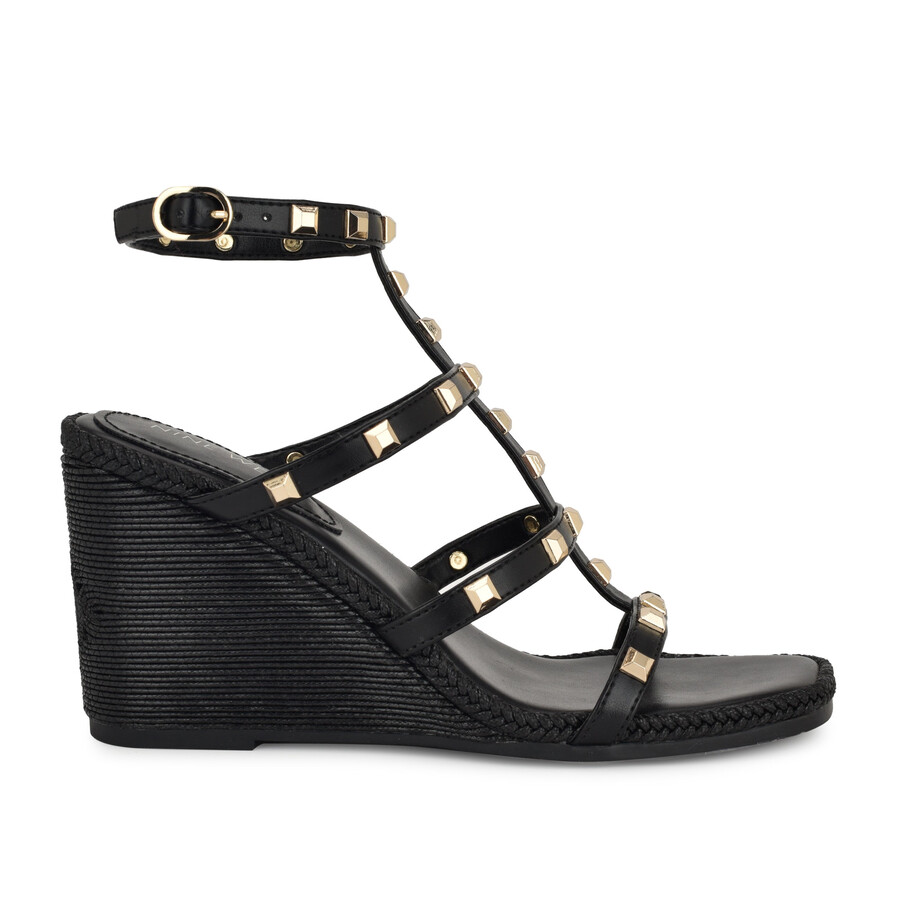 sandali con zeppa borchiati sardis