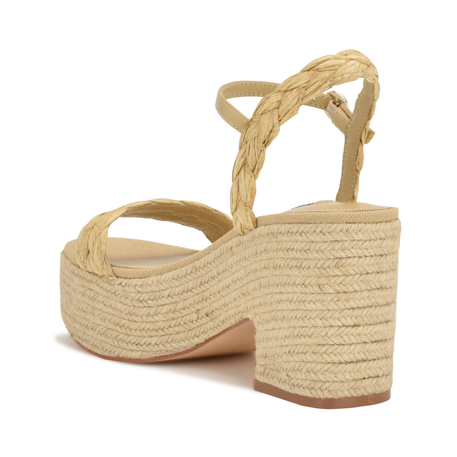 sandali espadrillas con tacco rivva