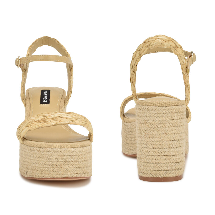 sandali espadrillas con tacco rivva