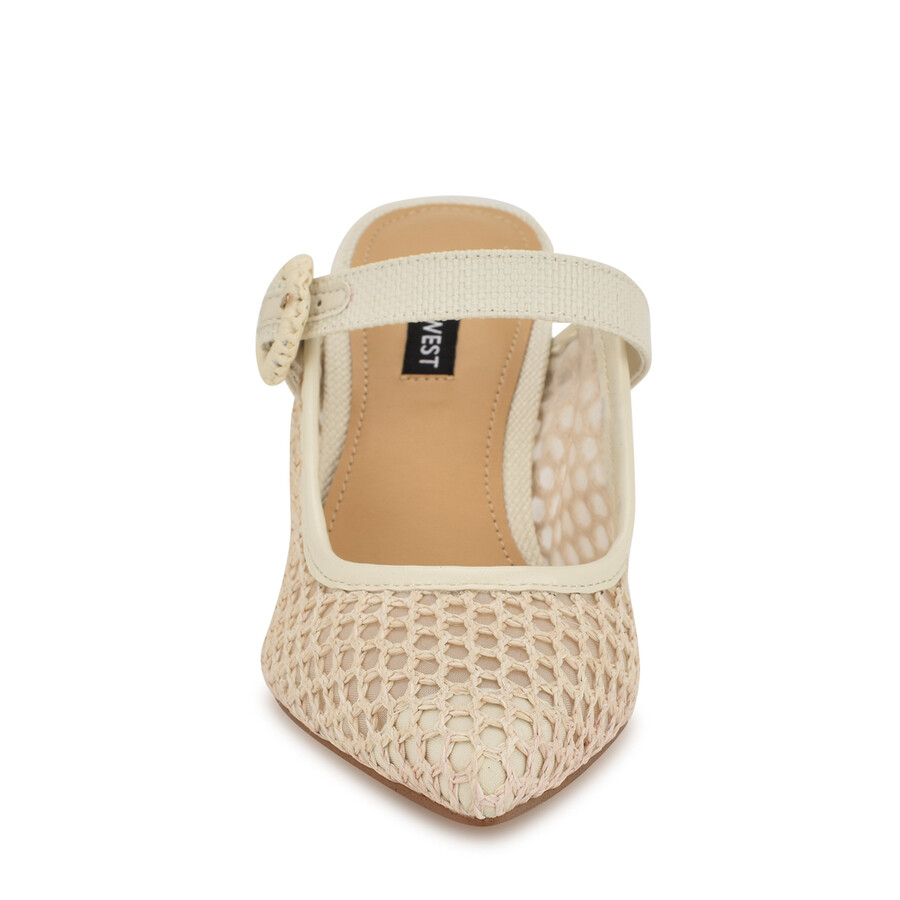 scarpe con tacco intrecciato rondel