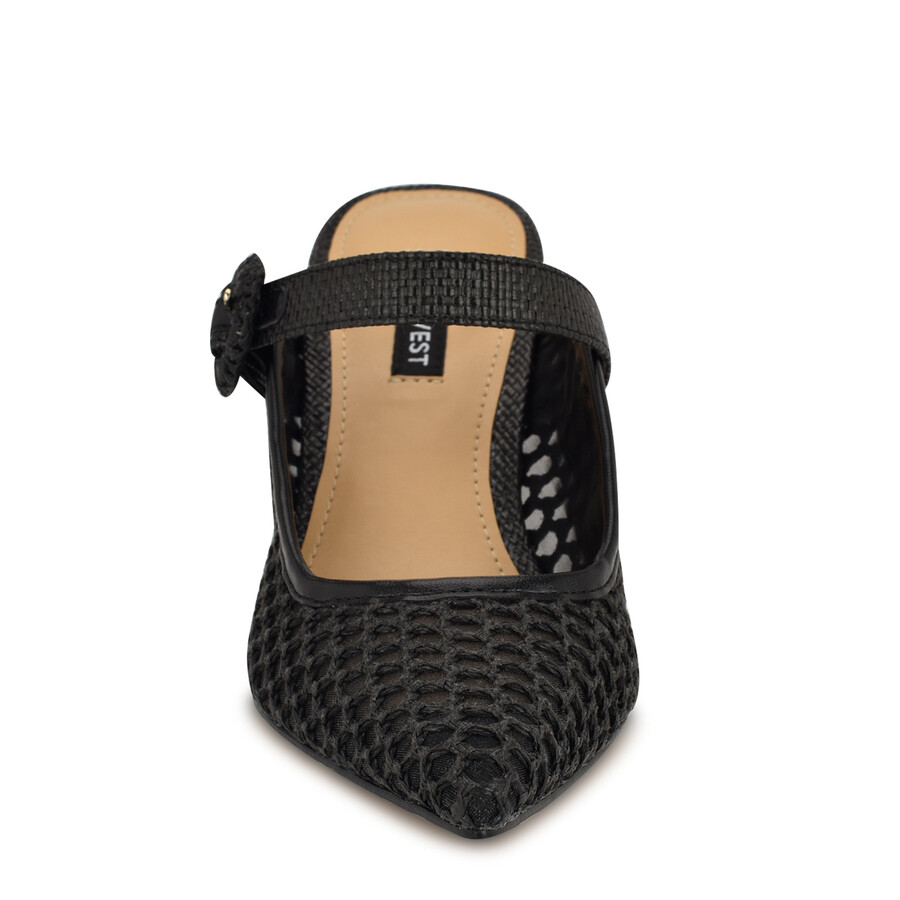 scarpe con tacco intrecciato rondel