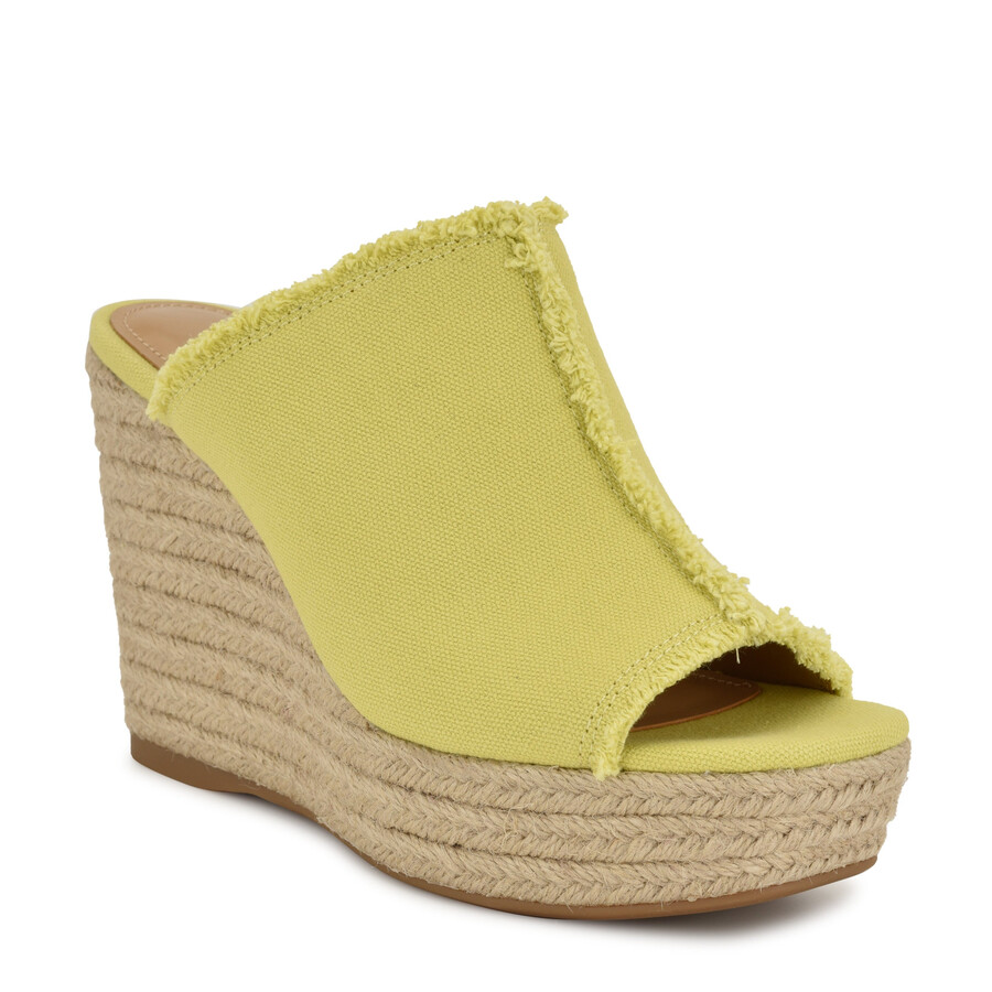 sandali con zeppa baja espadrille