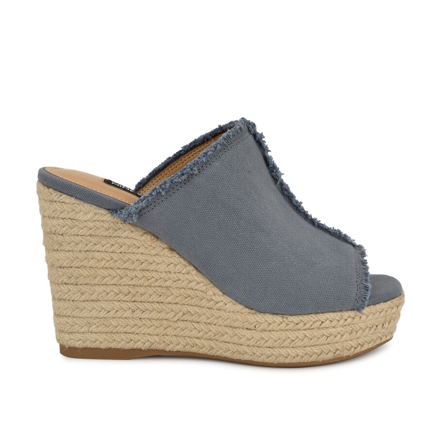 sandali con zeppa baja espadrille