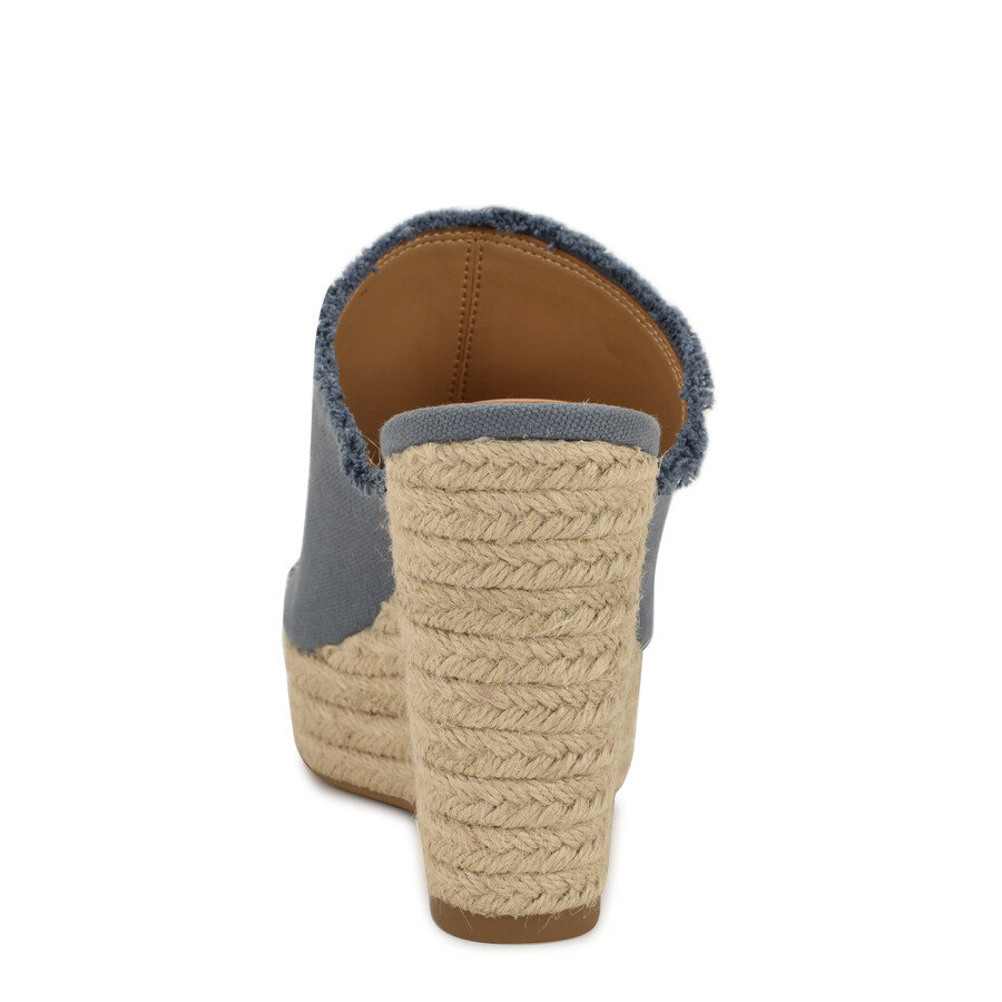 sandali con zeppa baja espadrille