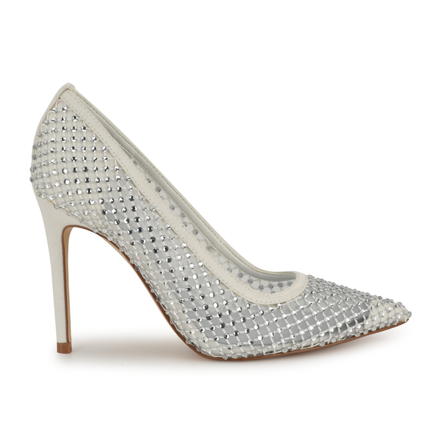 décolleté in rete con strass freshe