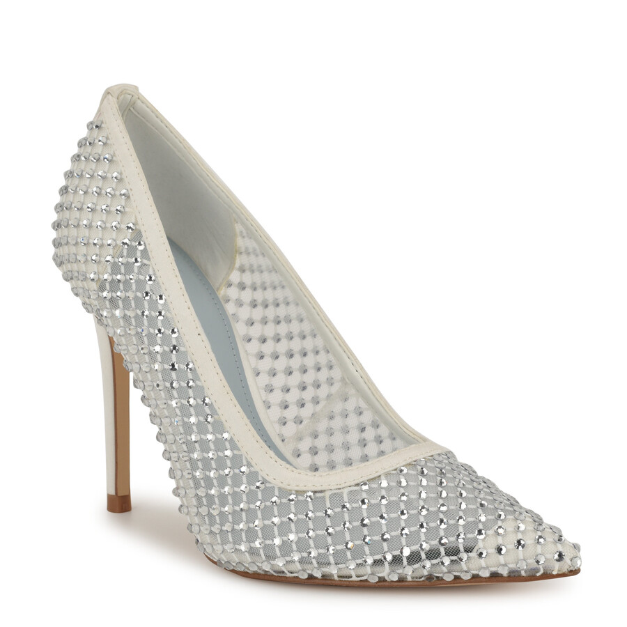 décolleté in rete con strass freshe