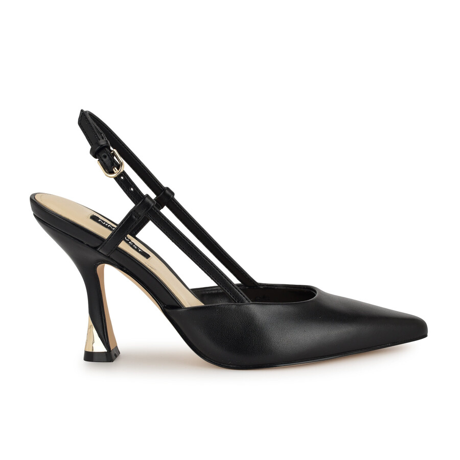 slingback con punta affilata vassa