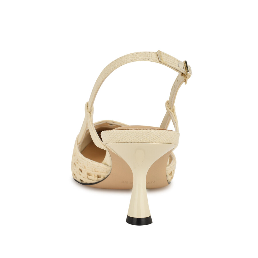 slingback railen con punta intrecciata