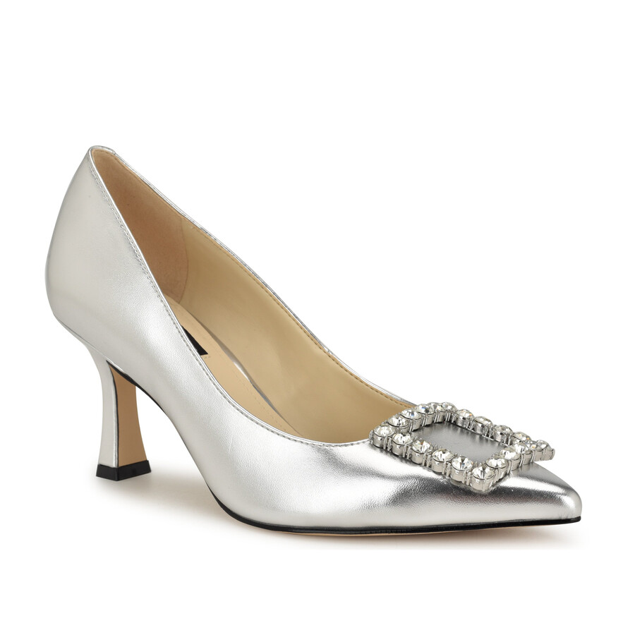 scarpe con tacco decorate jaquee