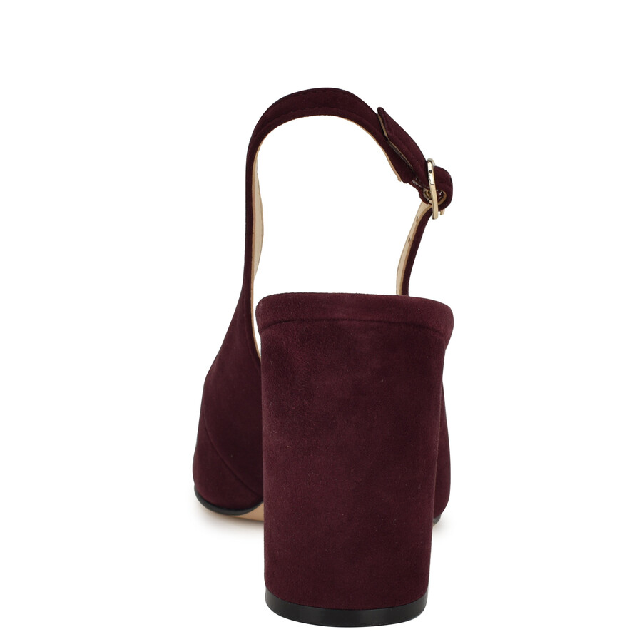 décolleté slingback con tacco largo gompell