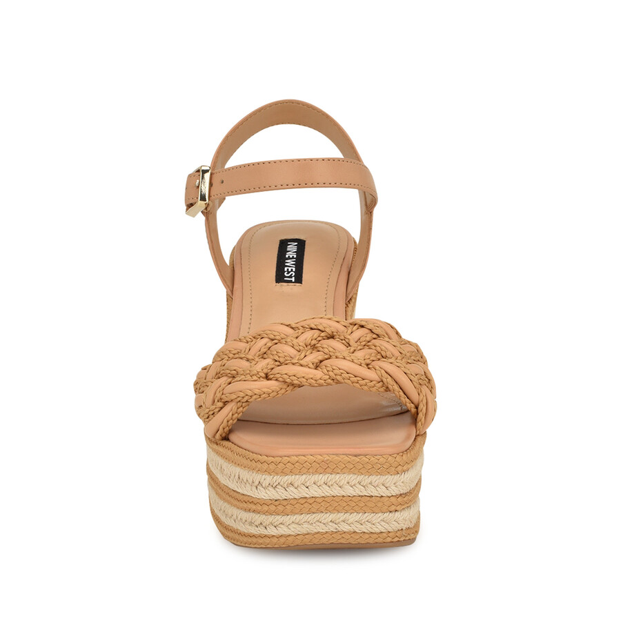 sandali con plateau intrecciati cinka