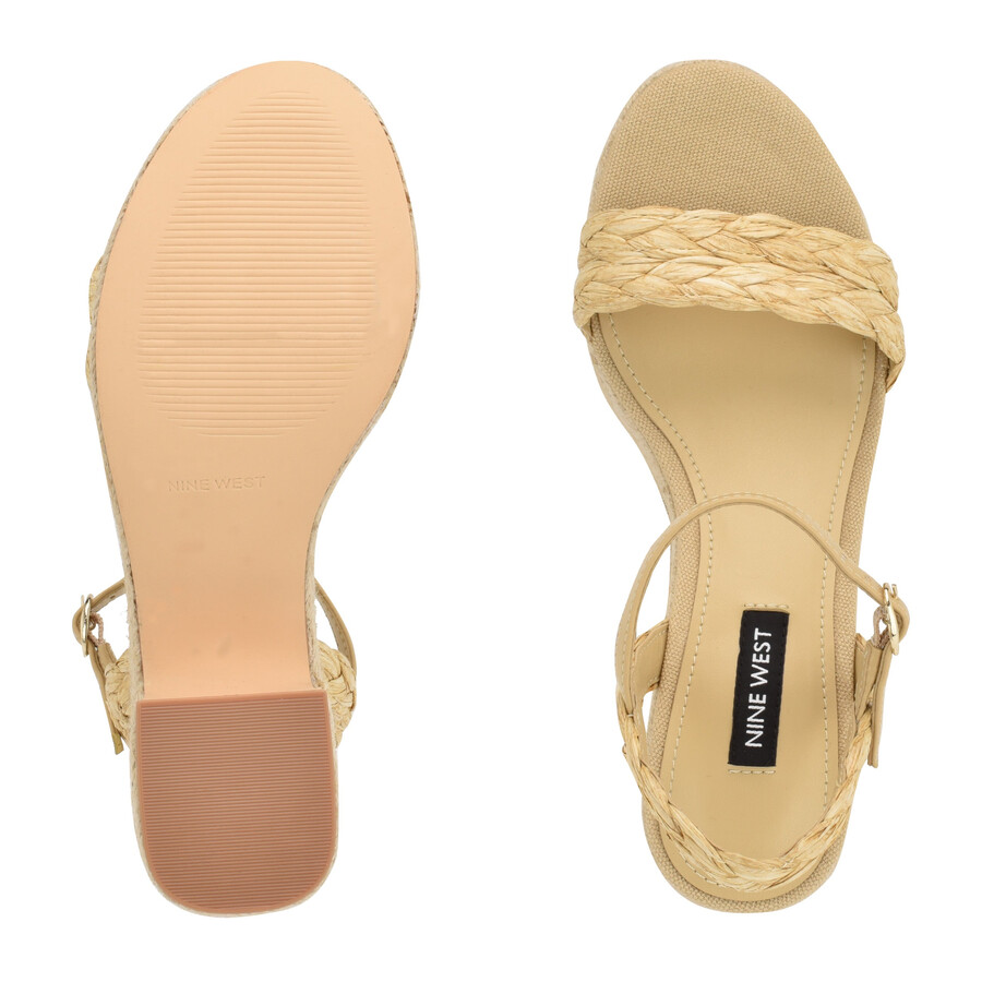 sandali espadrillas con tacco rivva