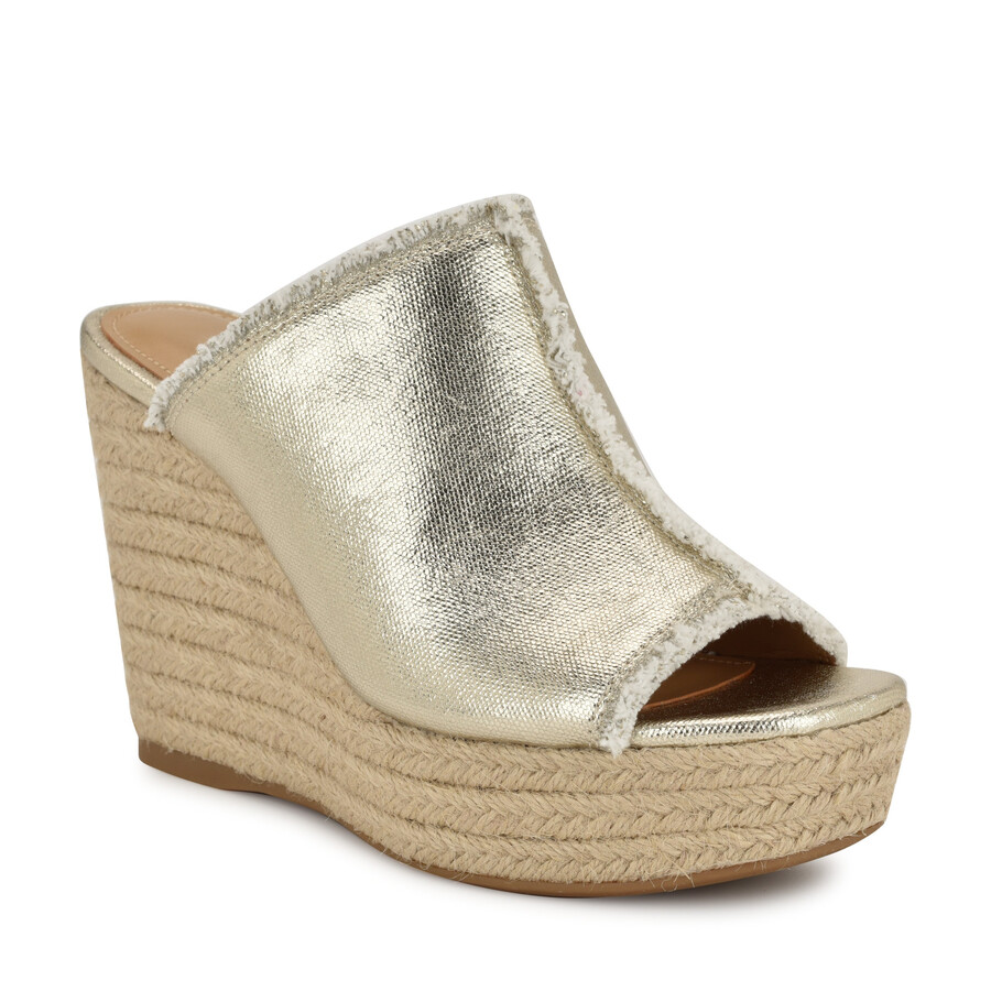 sandali con zeppa baja espadrille