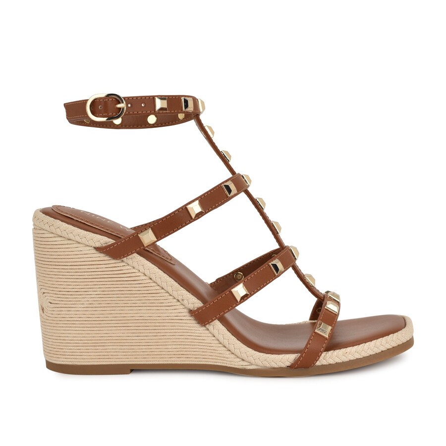 sandali con zeppa borchiati sardis