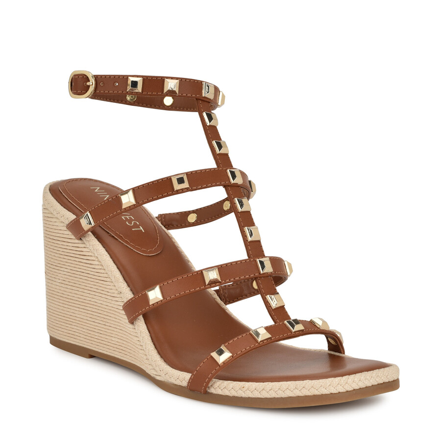 sandali con zeppa borchiati sardis