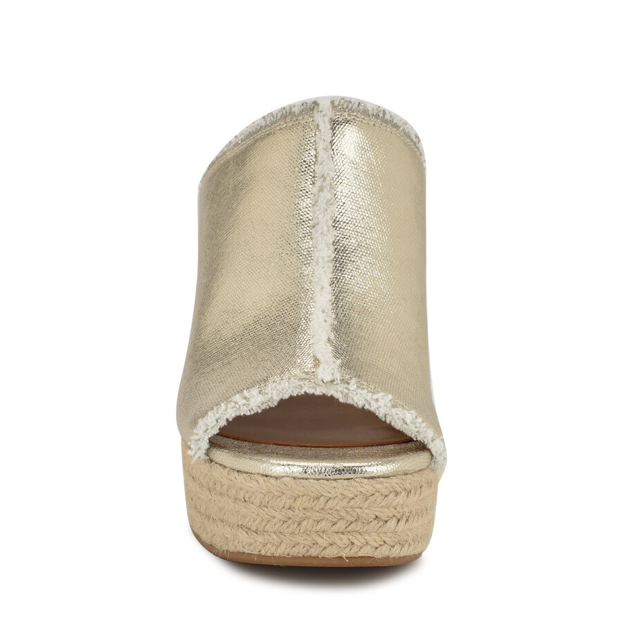 sandali con zeppa baja espadrille