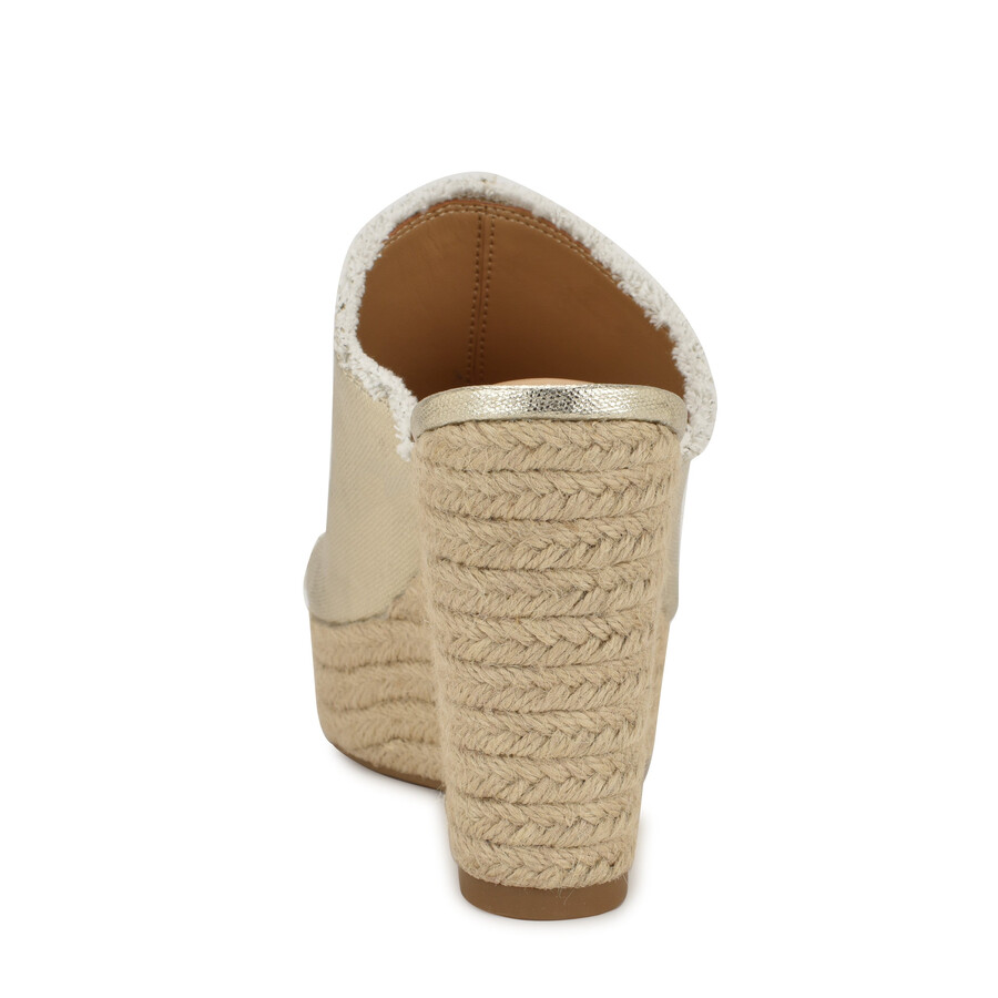 sandali con zeppa baja espadrille